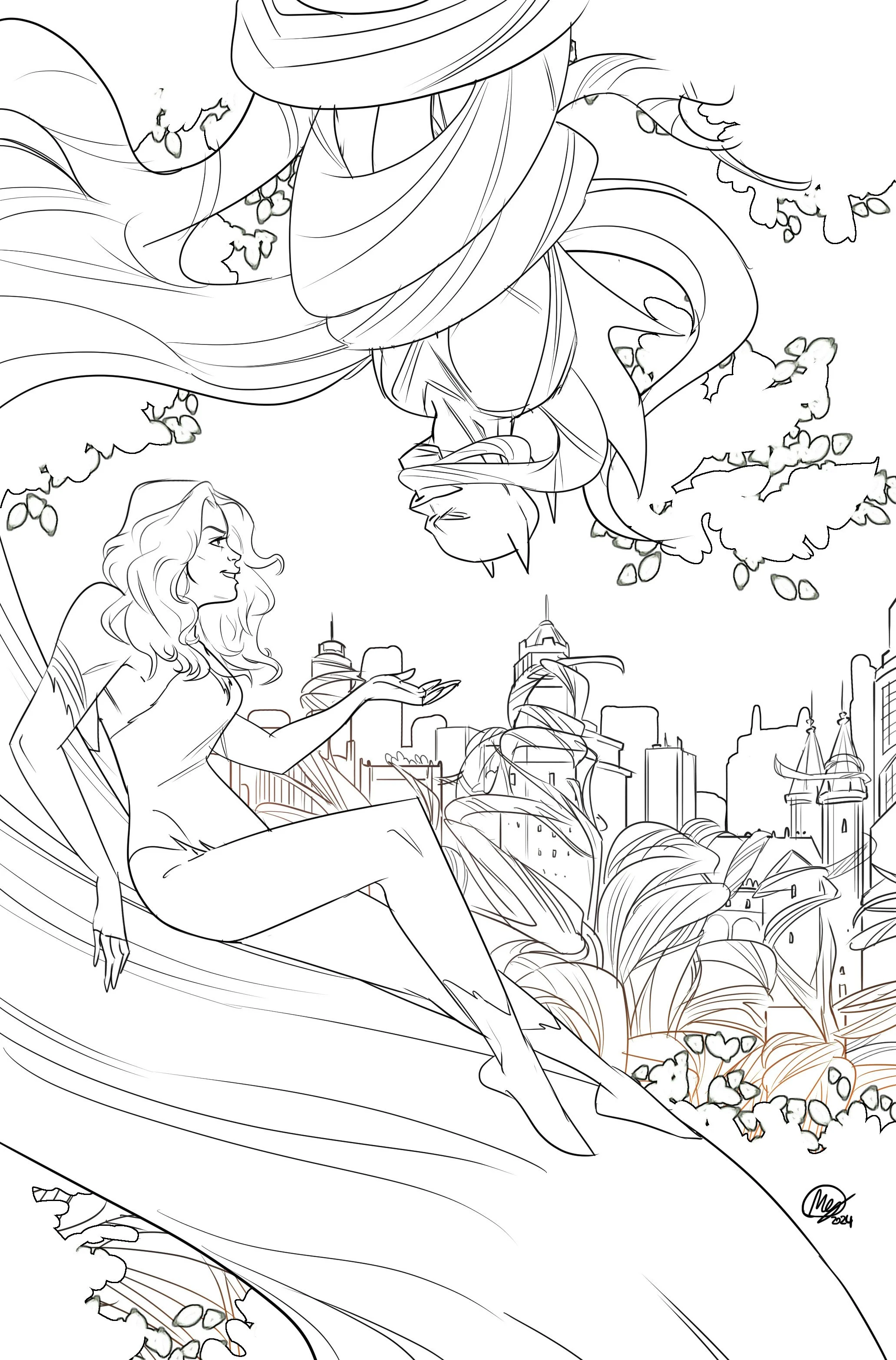 Ivy 3 Lines - Signed