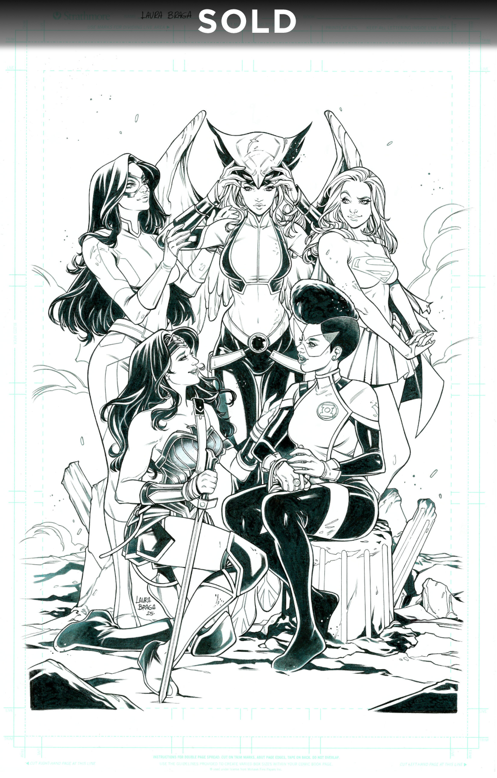 International Women’s Day – DC Comics - Cover (Sold)