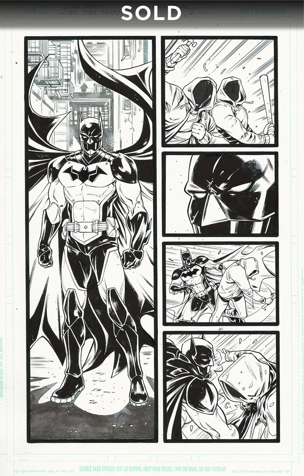 Future State: The Next Batman #2 – DC Comics – Interior page (Sold)