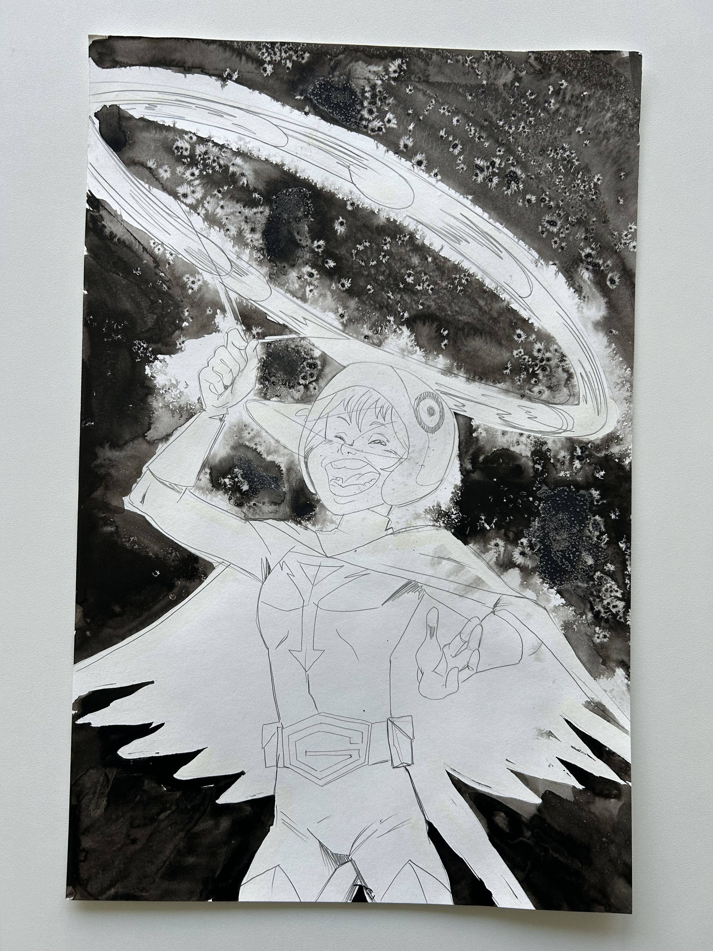 Gatchaman5_cover1 10_pencil+BG.jpg