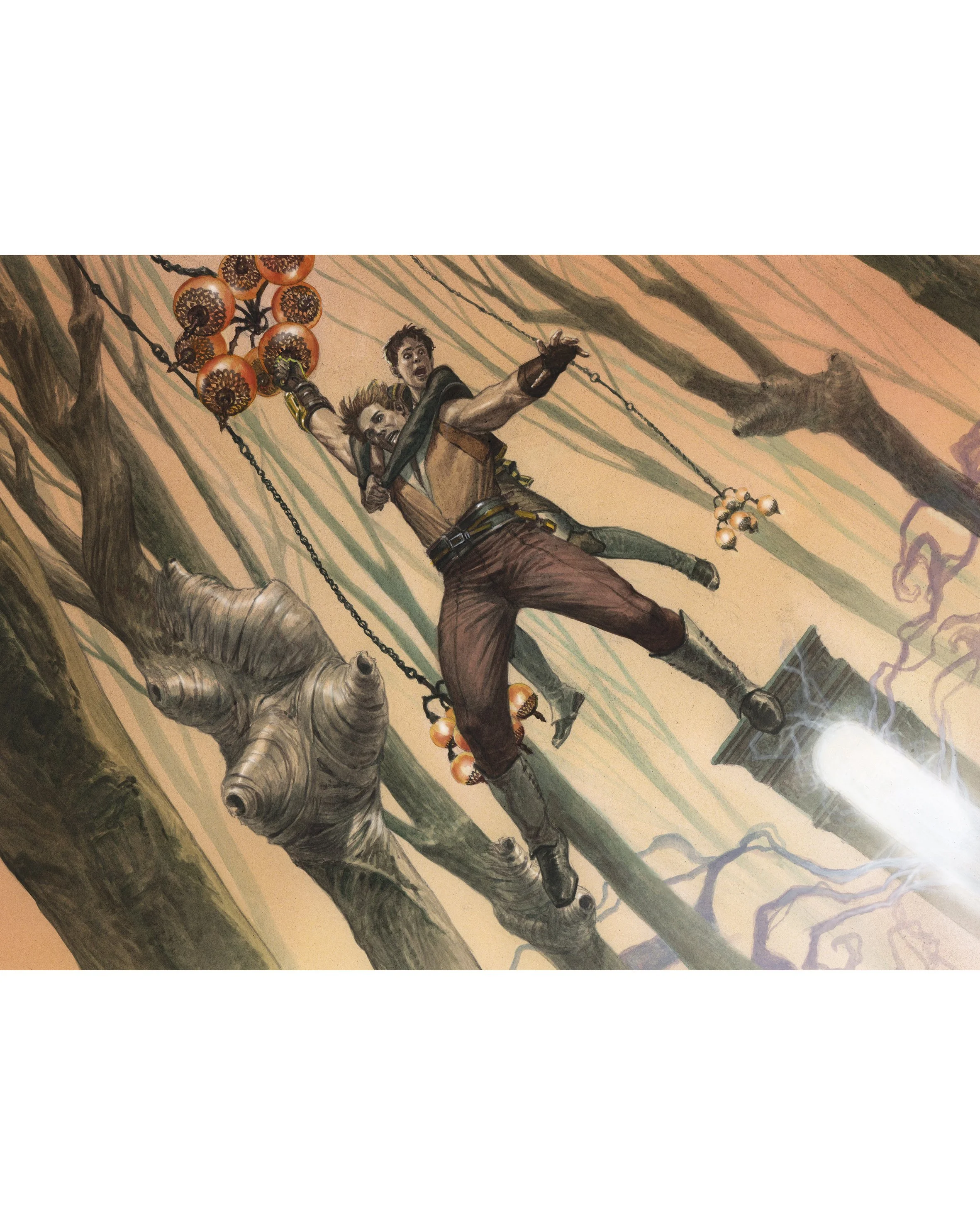 Magic the Gathering: Improvising Aeralist Original Art