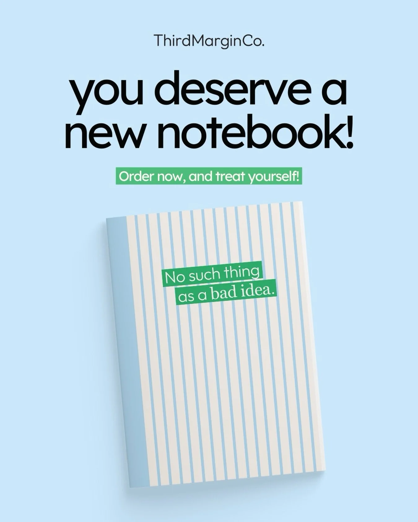 It&rsquo;s the month of love right? Gotta love yourself too🤪

Shop now at www.thirdmargin.co.uk ✨

#treatyourself #stationery #notebook #shopsmall #smallbiz