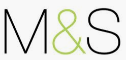 M&S logo with black and green text
