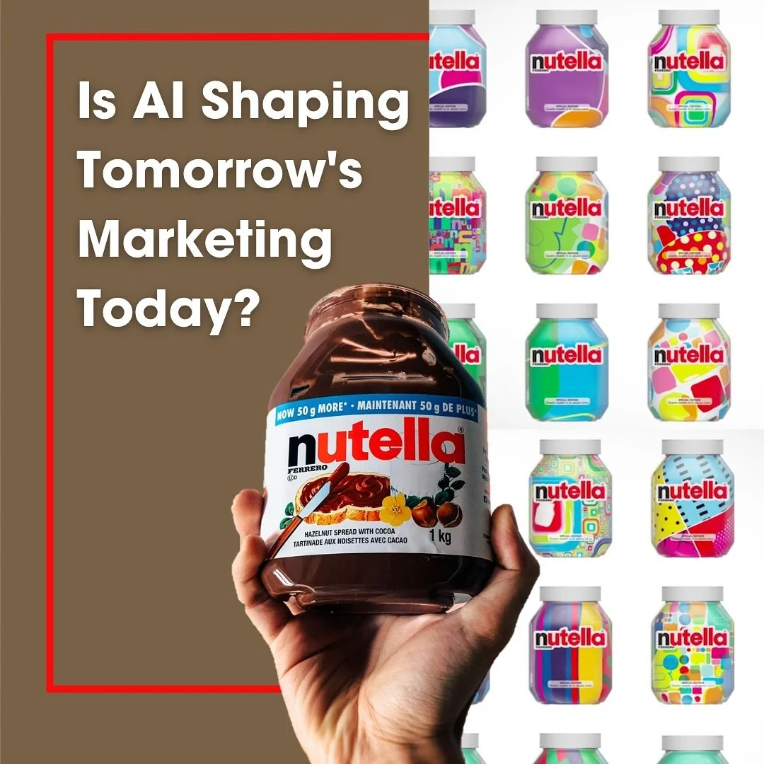 Flashback to 2017 when @nutella took a leap into the future with AI-generated designs. Just like those unique creations, AI marketing is all about personalisation and creativity. As we combine human ingenuity with AI innovation, the possibilities are