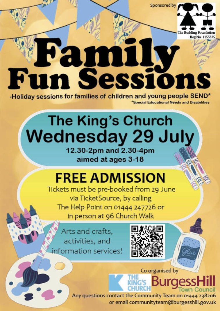 Family fun Session - for families of children and young people SEND