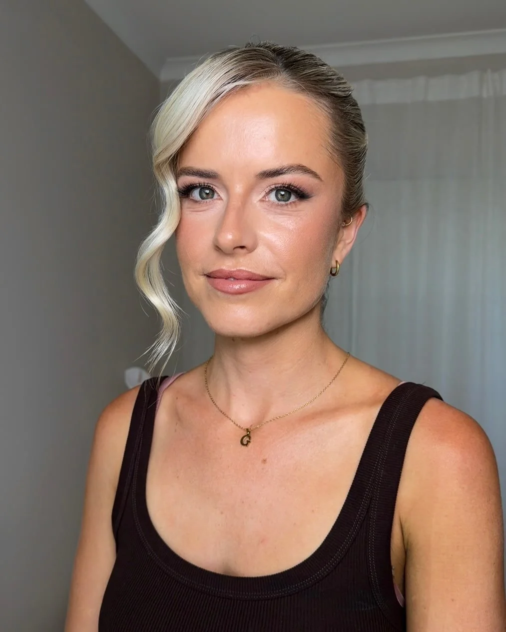 Always love a yap + glam with my girl @georg_ya ❤️&zwj;🔥 

Beauty notes: 
@amandabarretthair with the stunning updo 🫶🏻
@charlottetilbury beautiful skin foundation 
@narsissist radiance primer 
@tower28beauty magic hour cream blush 
@patricktabeaut