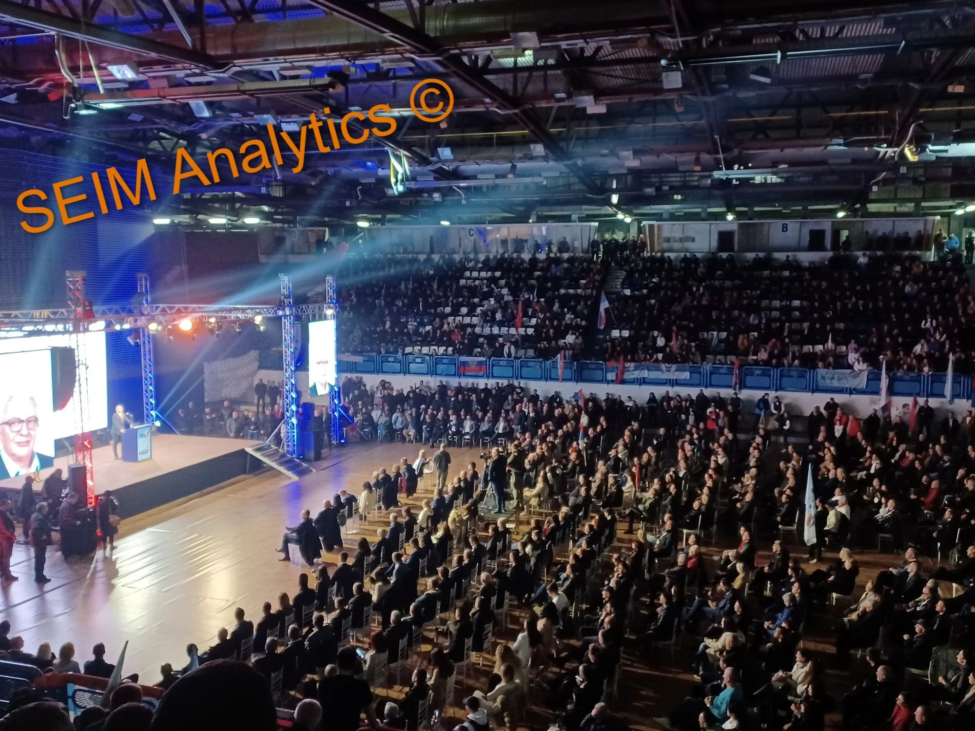 The largest rally in Nikšić was in favor of the pro-Serbian Andrija Mandić