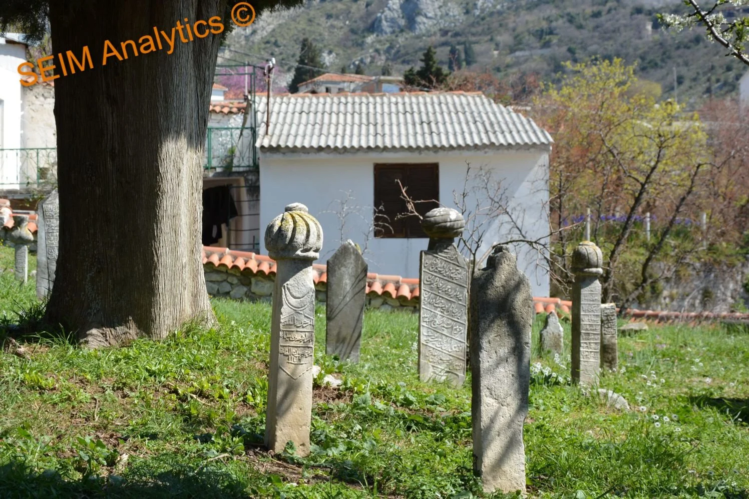 old Islamic cemetery in Stari Bar.