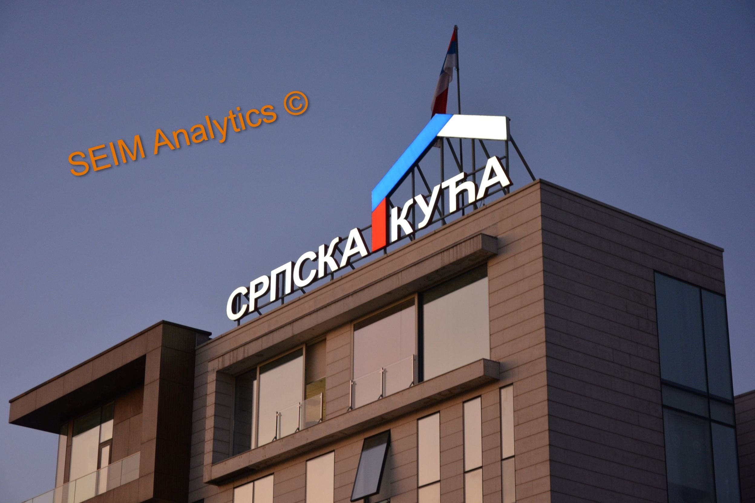 The Serbian house in Podgorica.