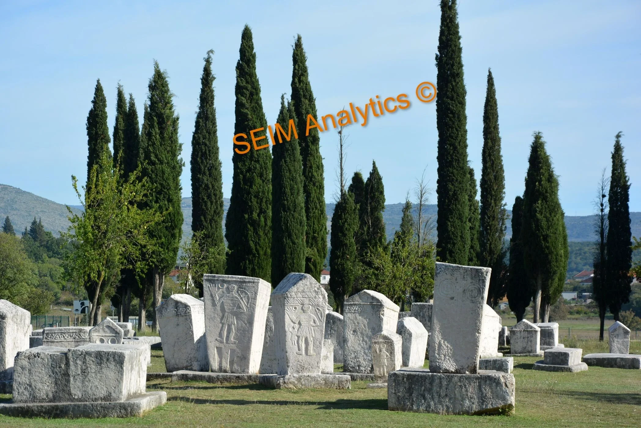 The Stečak open-air museum of the Radimlja necropolis