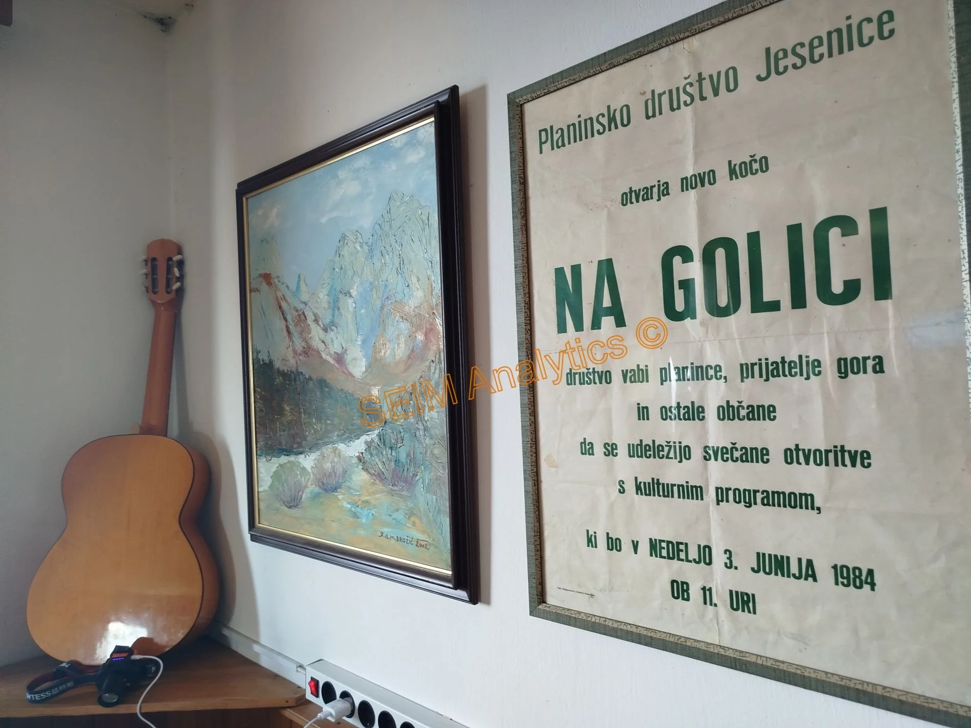 Kuča na Golici was opened by the Slovenian mountain association in 1984.