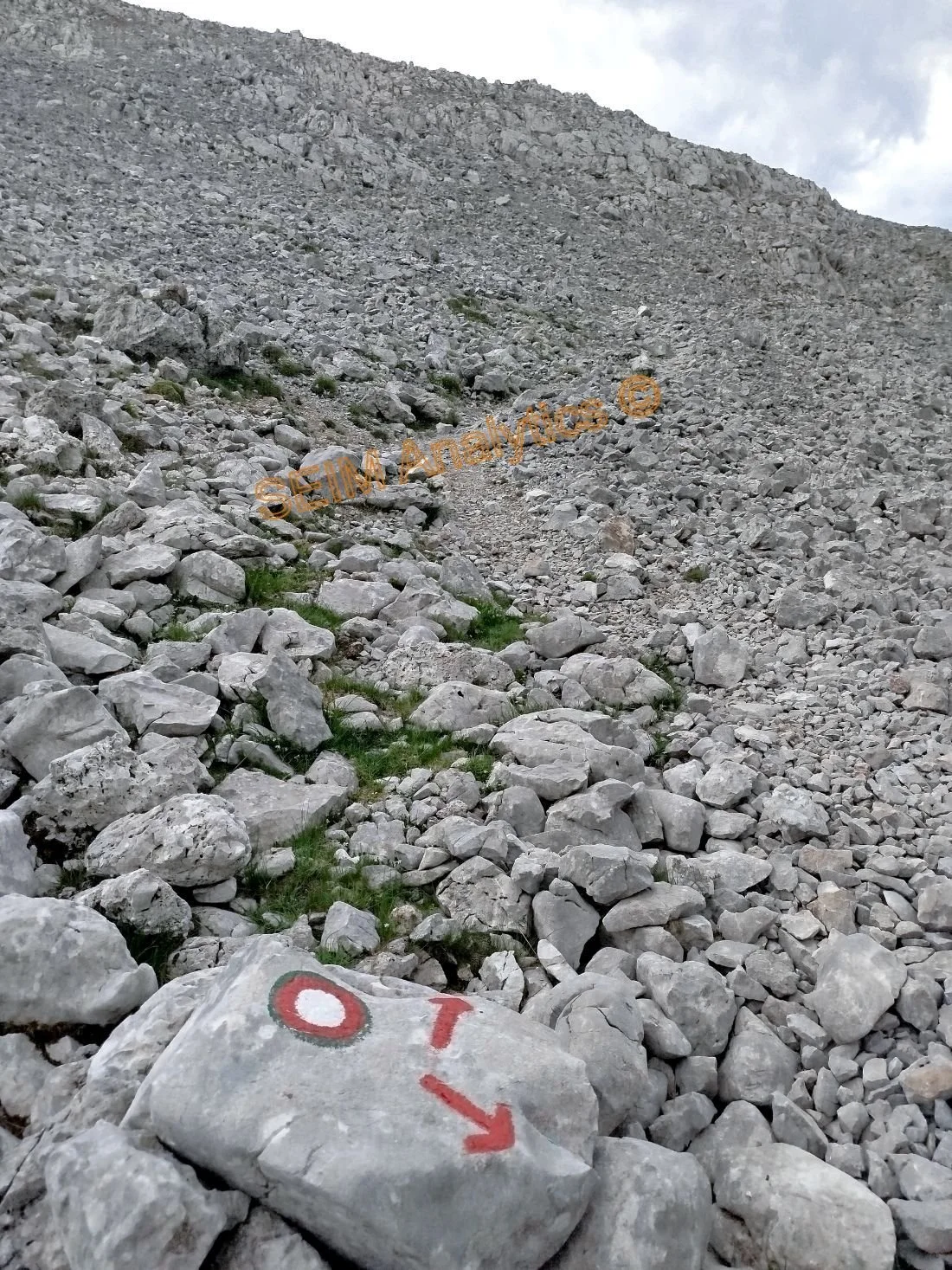 the last stretch towards Prešeren House