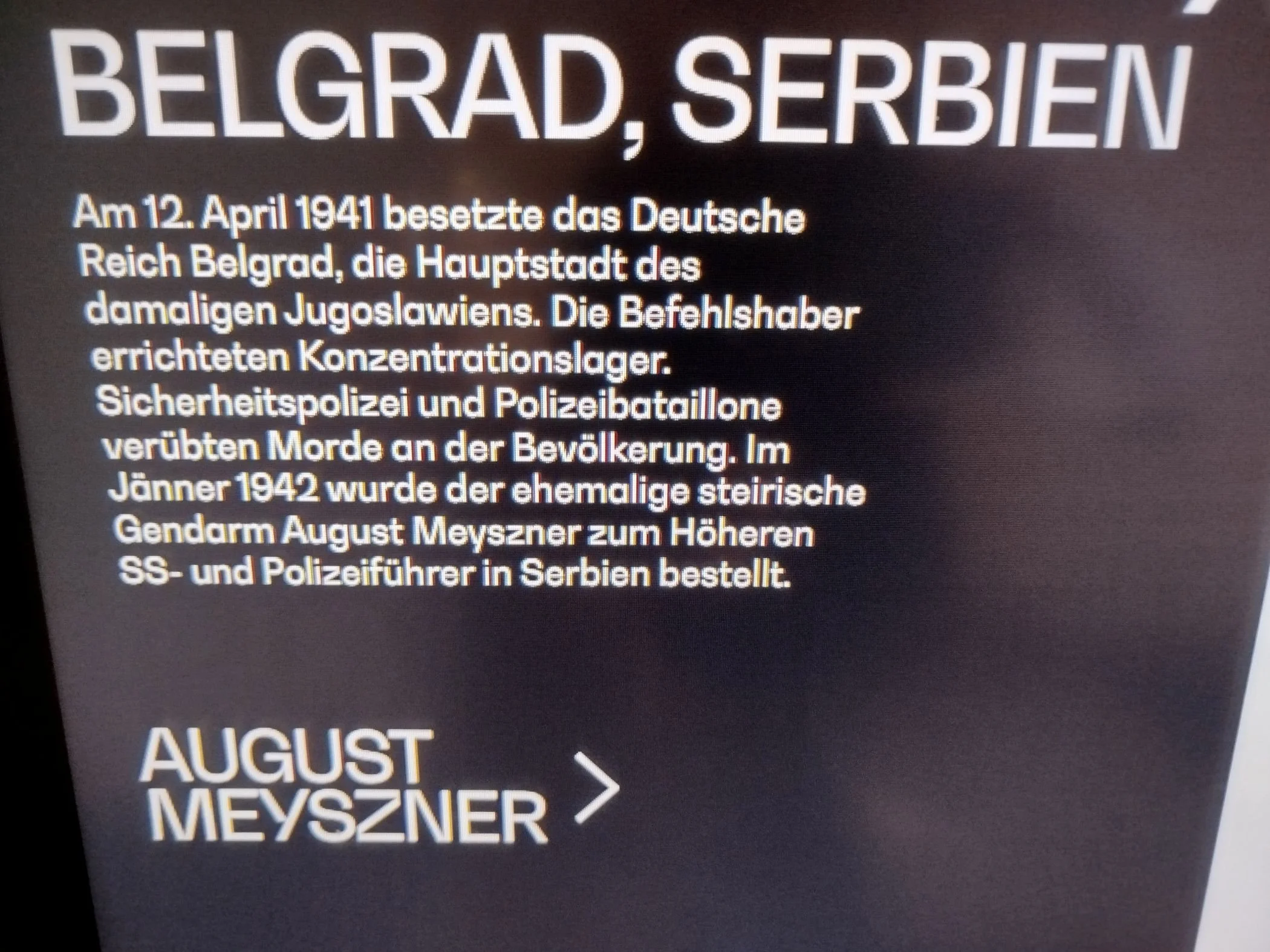 Photo from historical museum exhibition 