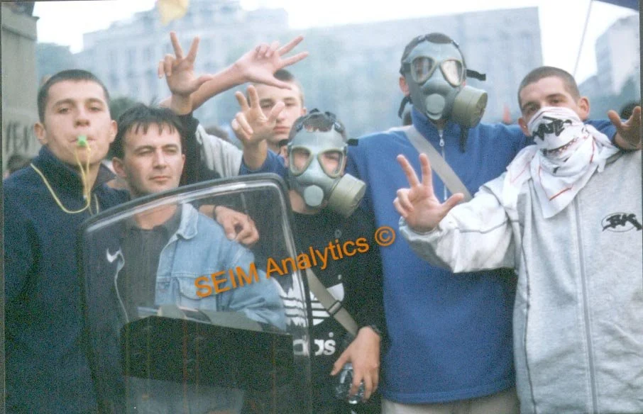 5 October 2000, the fall of Slobodan Milošević in Belgrade. Dr. Øyvind Hvenekilde Seim Copyright