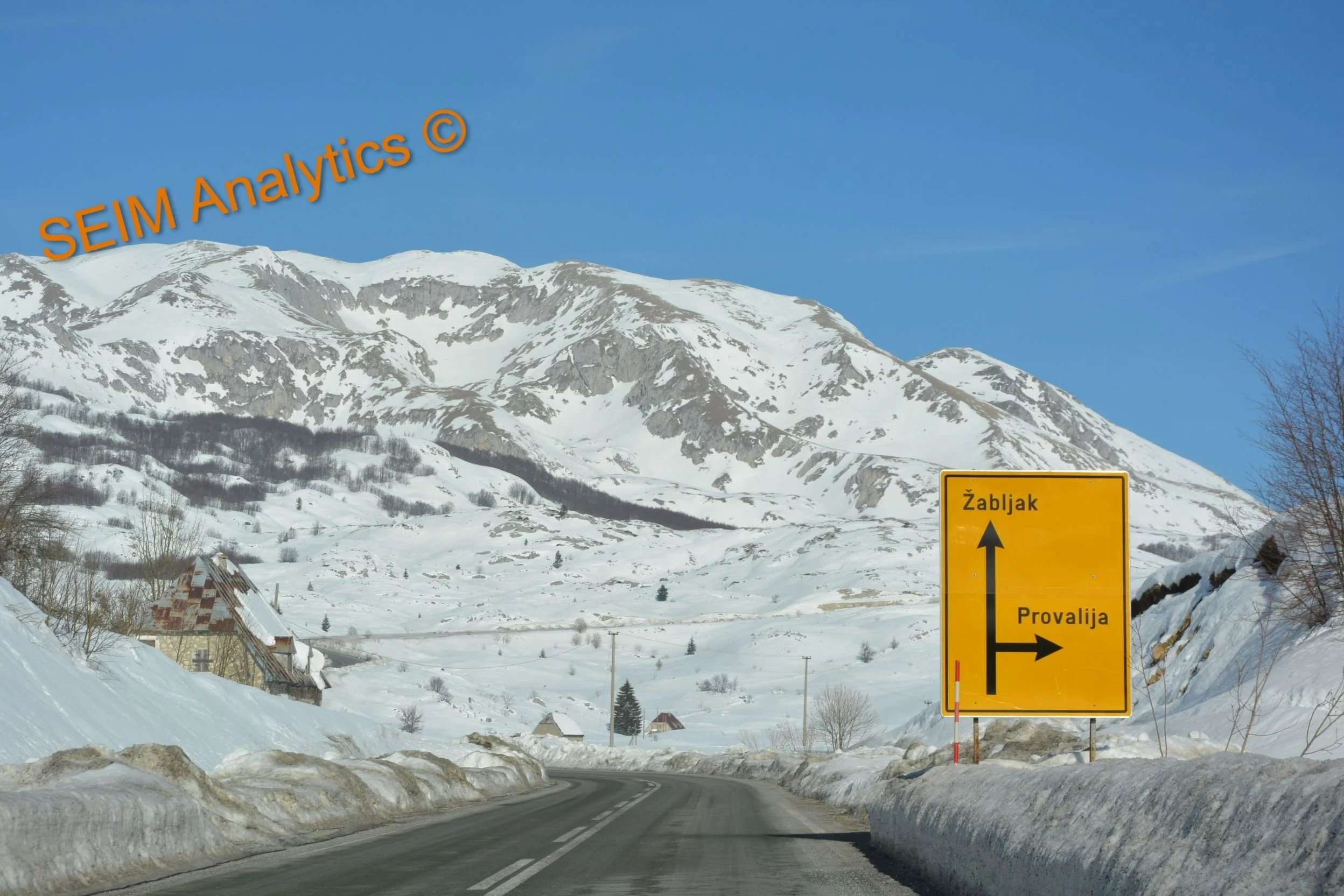 Road towards Žabljak from Šavnik