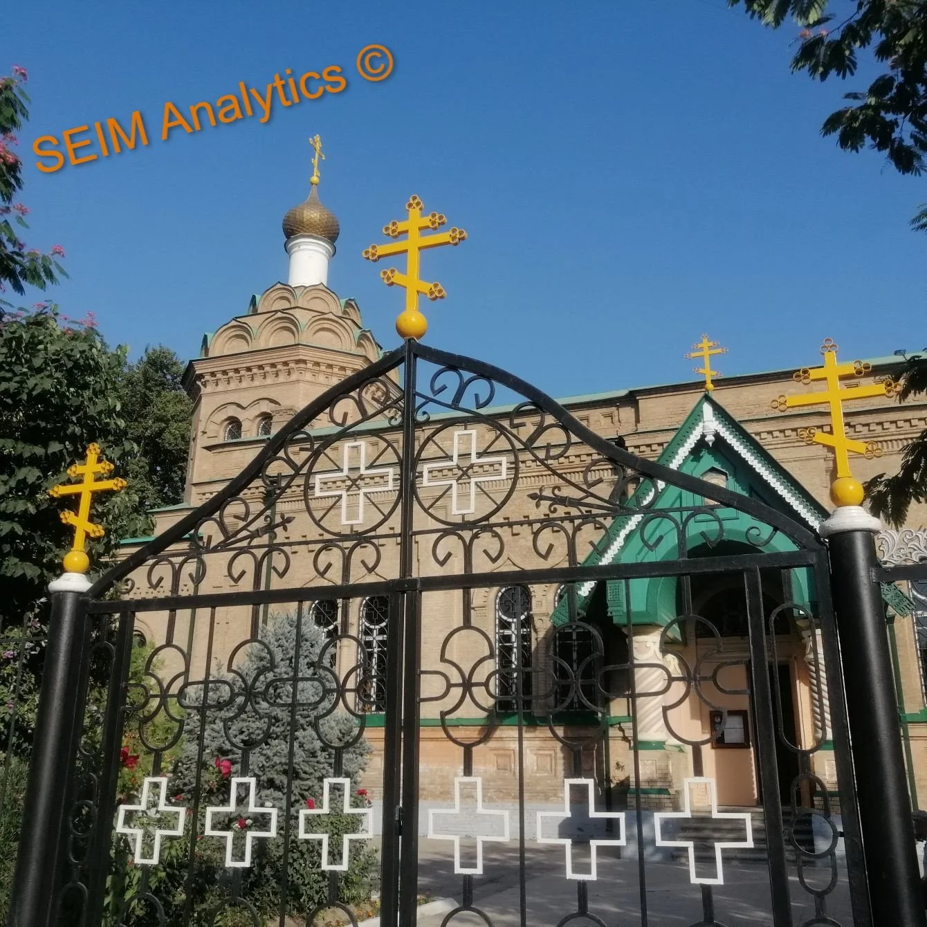 Russian Orthodox Church in Samarkand, Uzbekistan