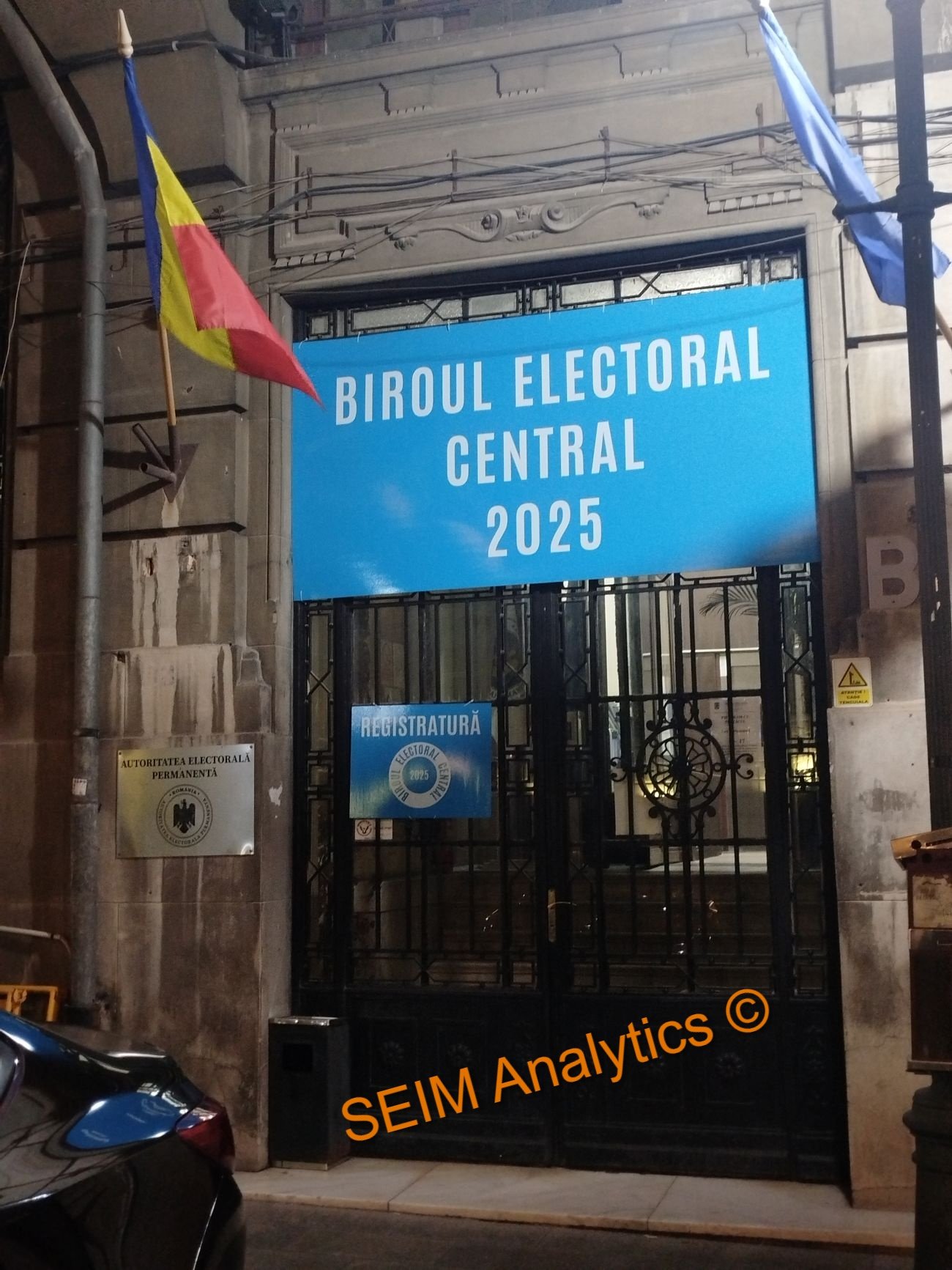 The Central Election Commission of Romania in Bucharest