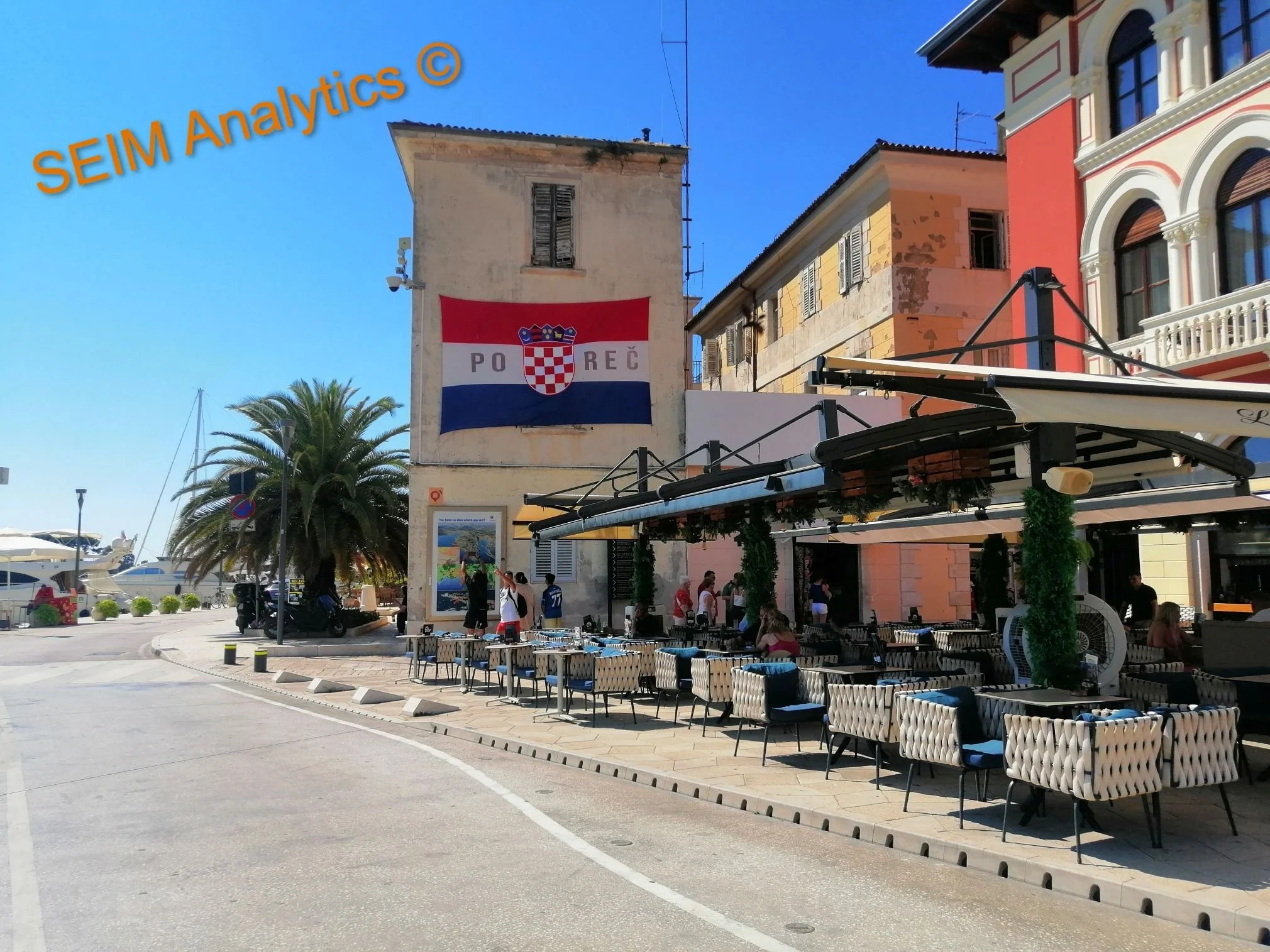 Town of Poreč, Croatia, Istria.