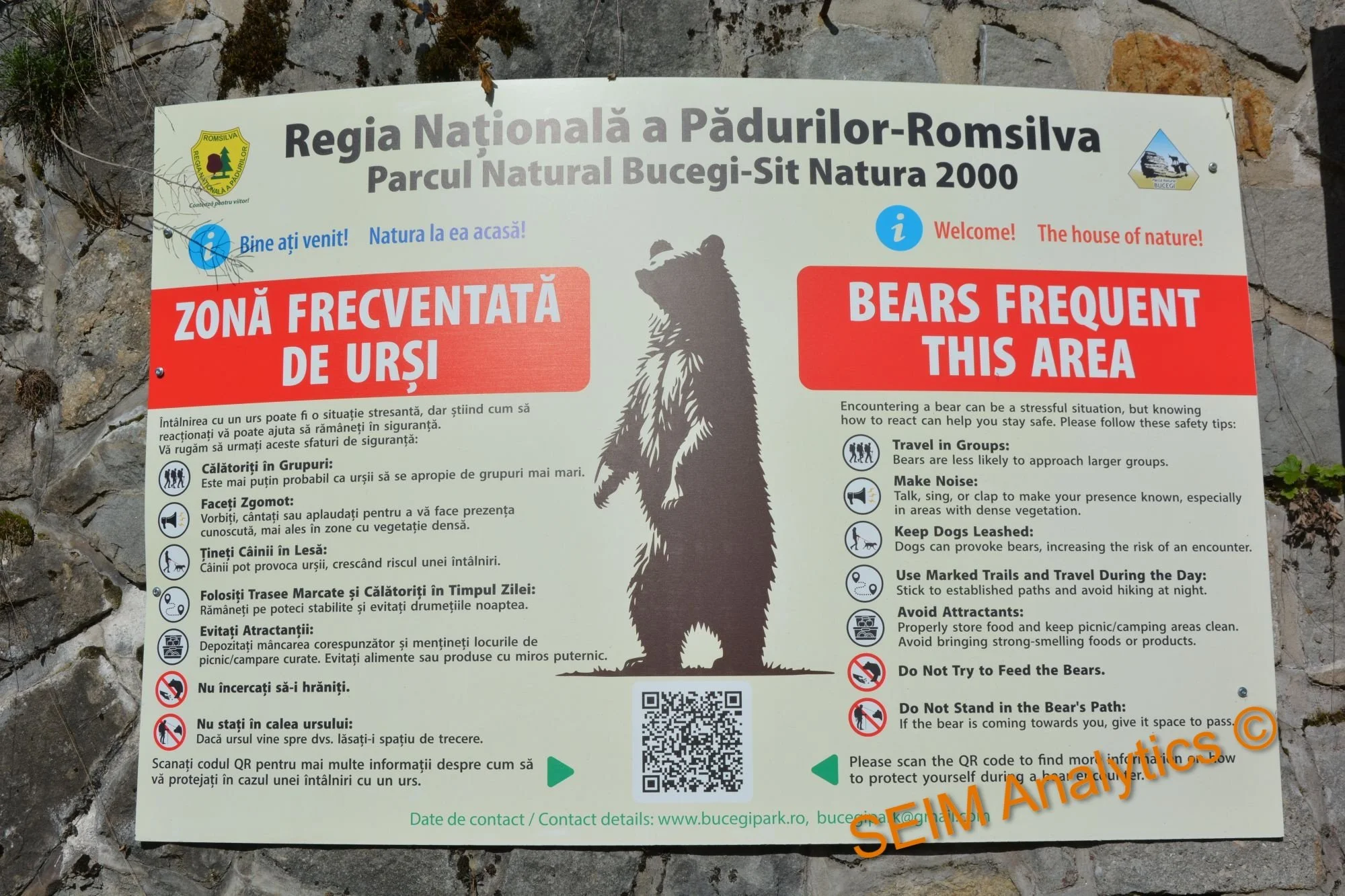 Hiking the Route 5 at Sinaia, Karpaty Mountains, April 2025