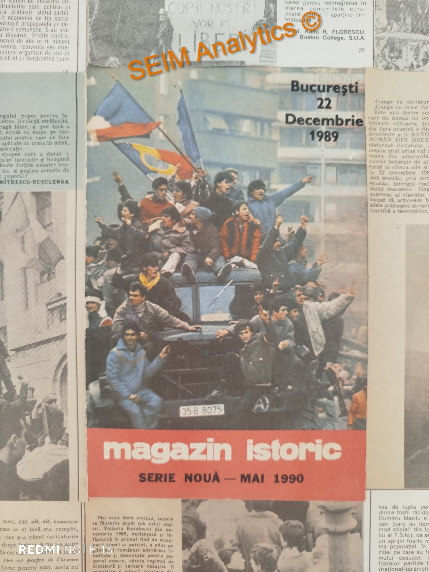 Photo at the Museum of Communism, Bucharest. 