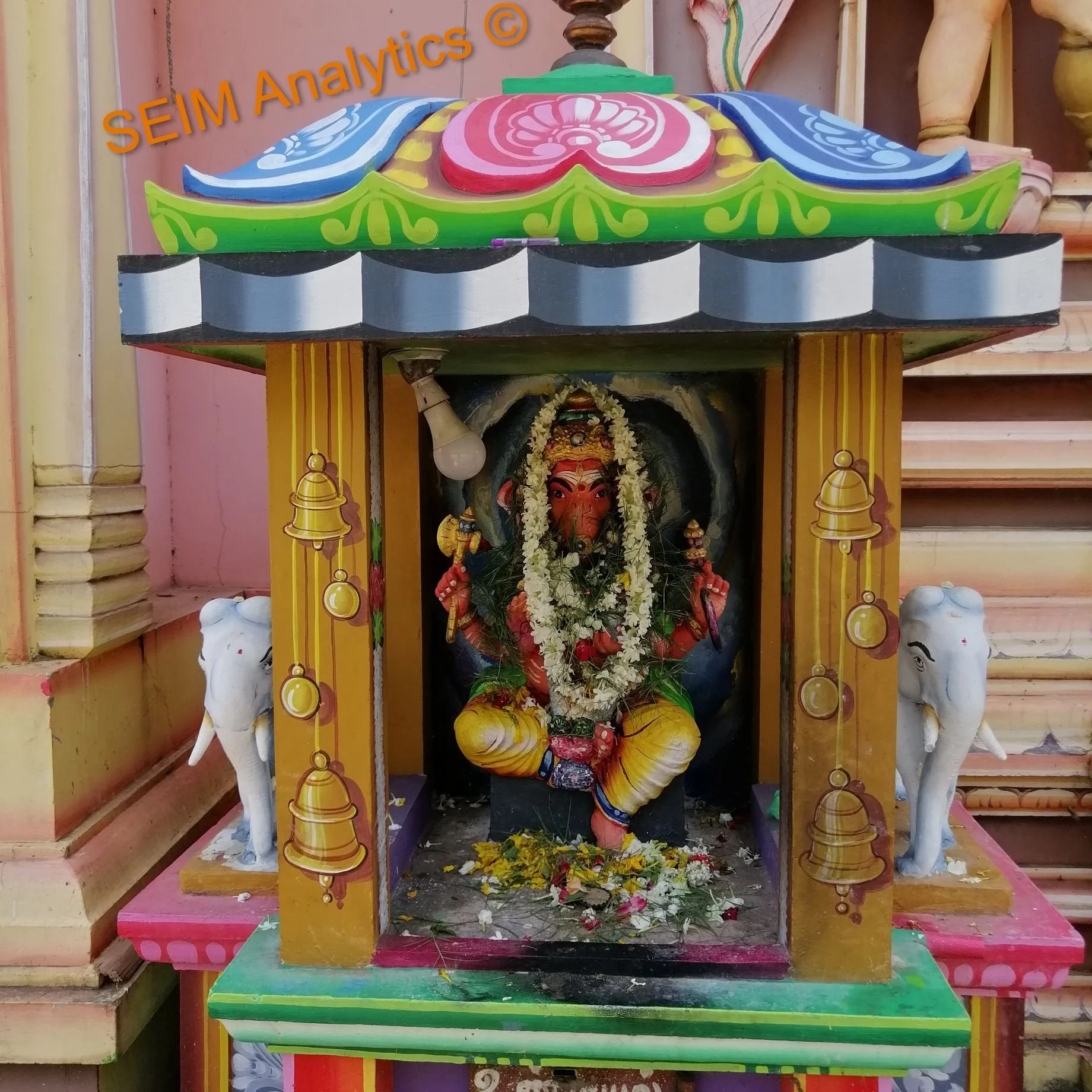 Sri Lanka, Hindu temple, Eastern Province.