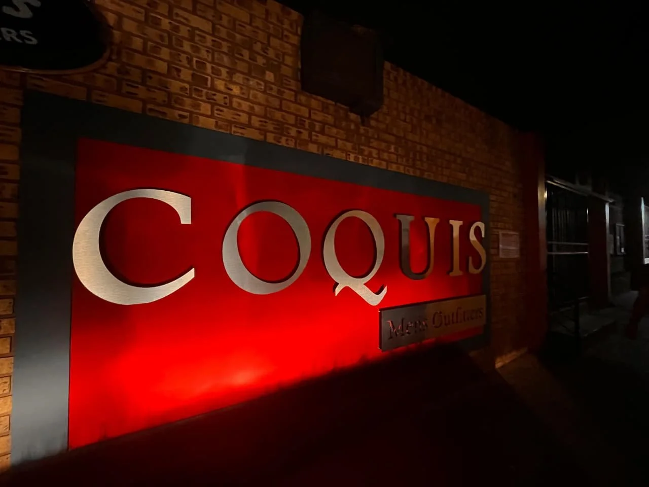 A CNC fabricated sign with cut-out letters. Custom signage in Centurion