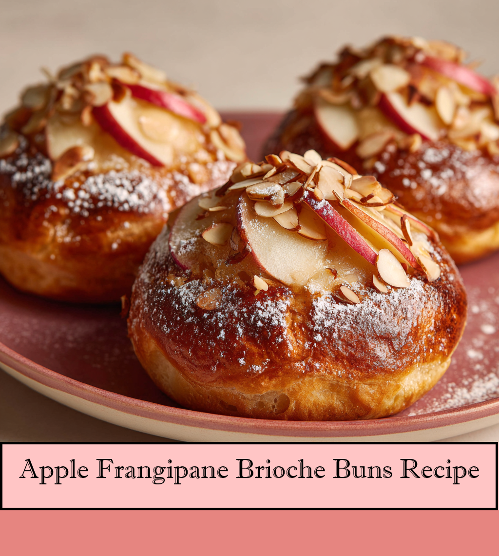 Apple Frangipane Brioche Buns Recipe - Printable PDF Download