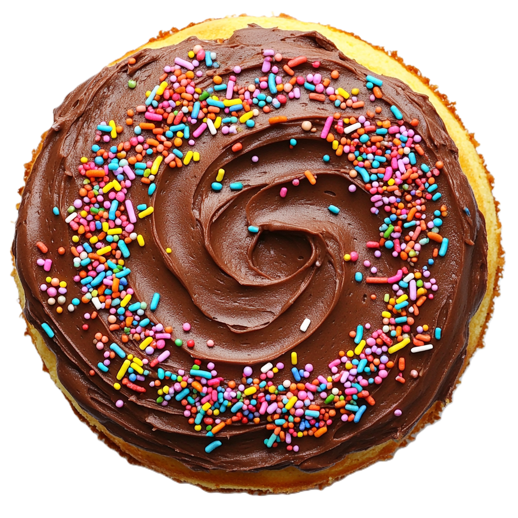 a photo of my buttermilk cake with chocolate frosting