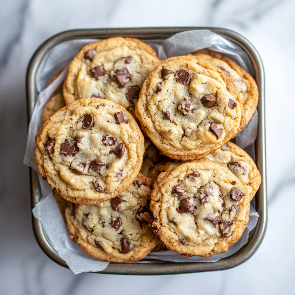 Ridiculous Chocolate Chip Cookies – Thick, Chewy & Gooey | Printable Recipe PDF | Instant Download