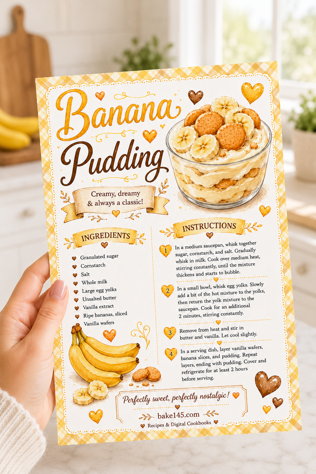 a picture of me holding the printed banana pudding recipe card.png