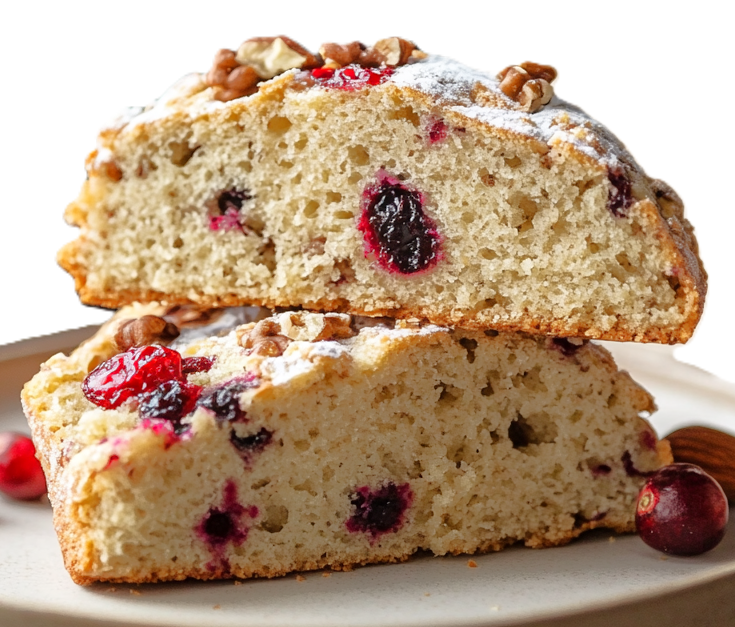 a photo of Cranberry Walnut Irish Soda Bread
