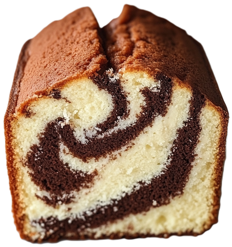 chocolate marble pound cake