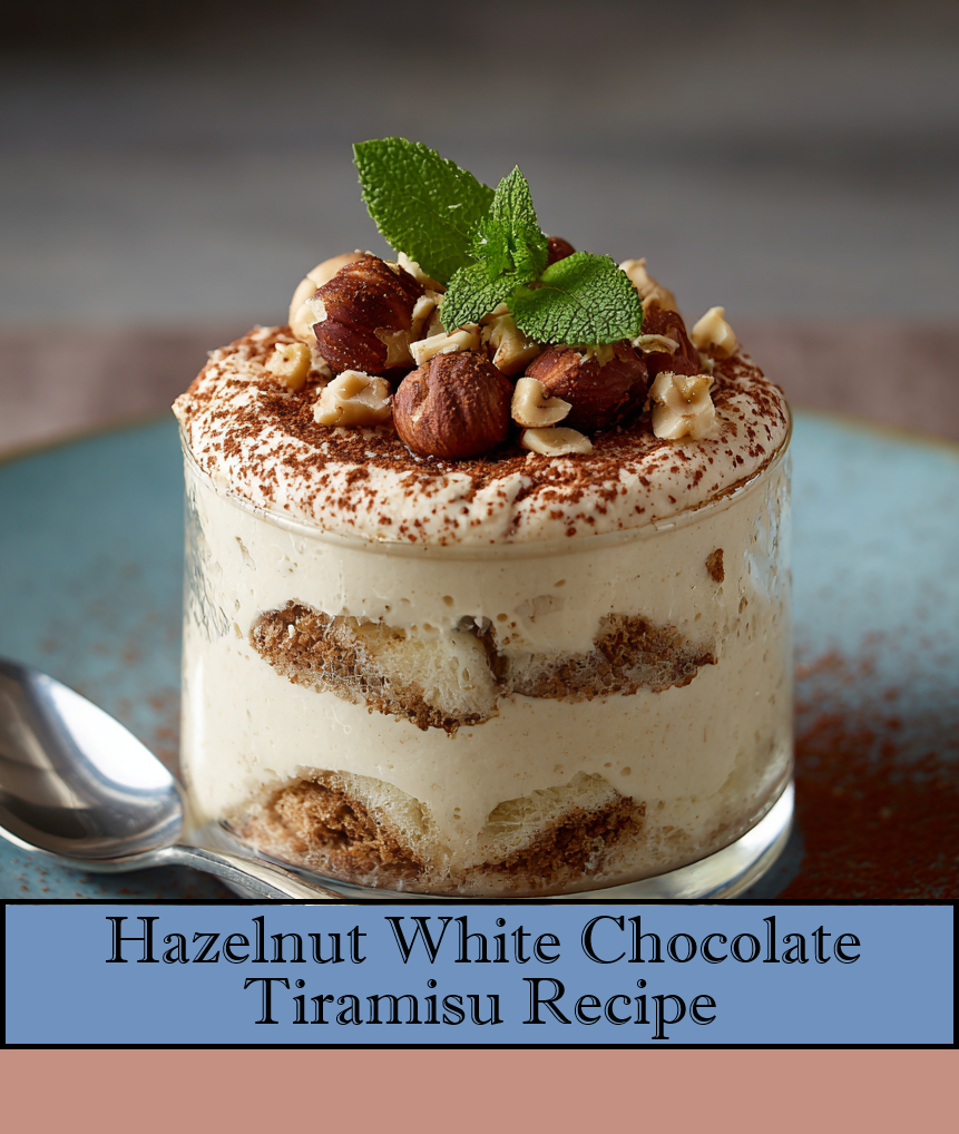 white chocolate hazelnut tiramisu recipe