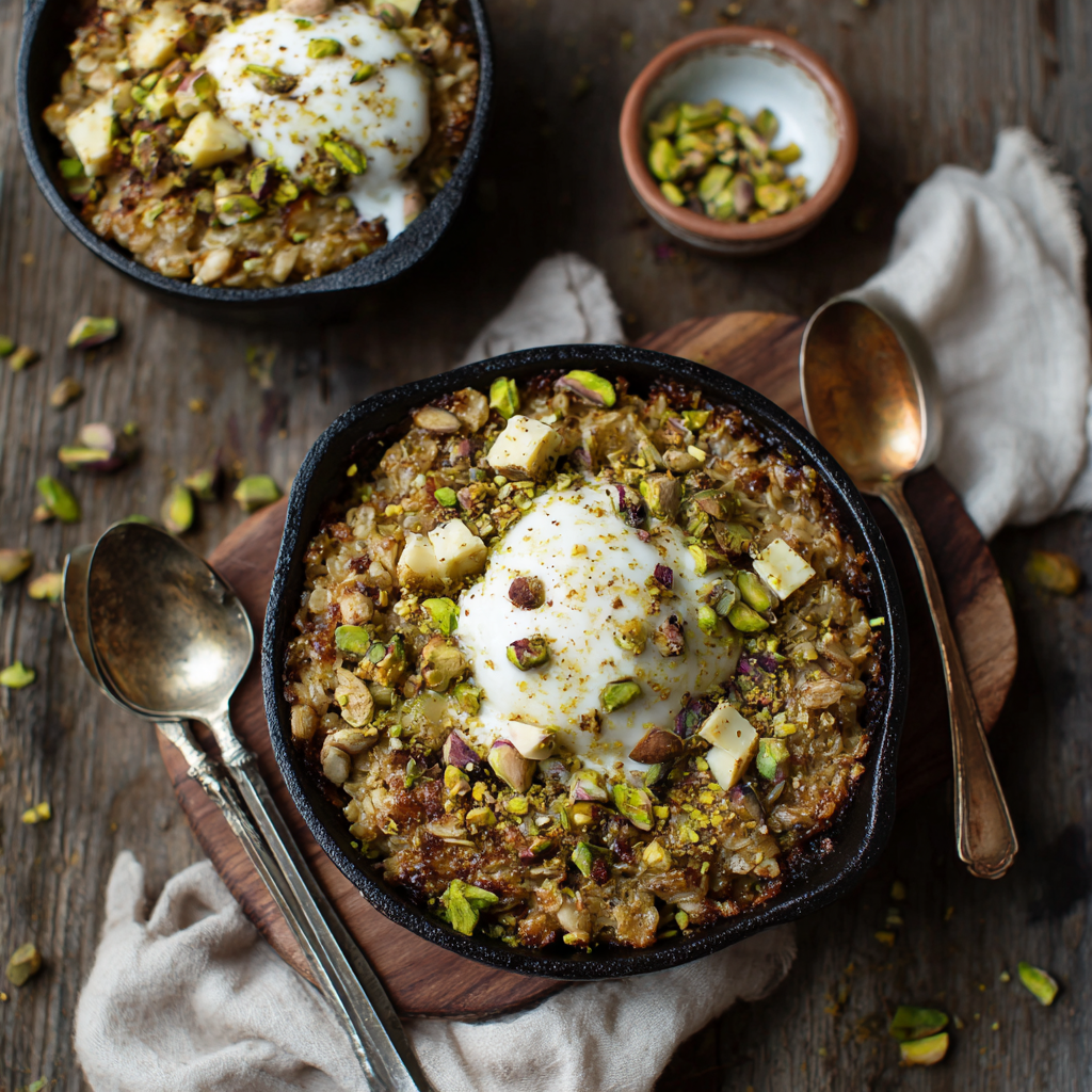 baked oatmeal brown butter pistachio with white choc1.png