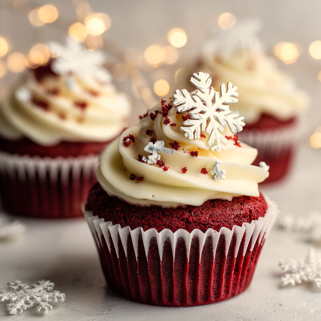 Red Velvet Cupcakes with Cream Cheese AND Chocolate Ganache Frosting Options | 3-Recipe Digital Bundle
