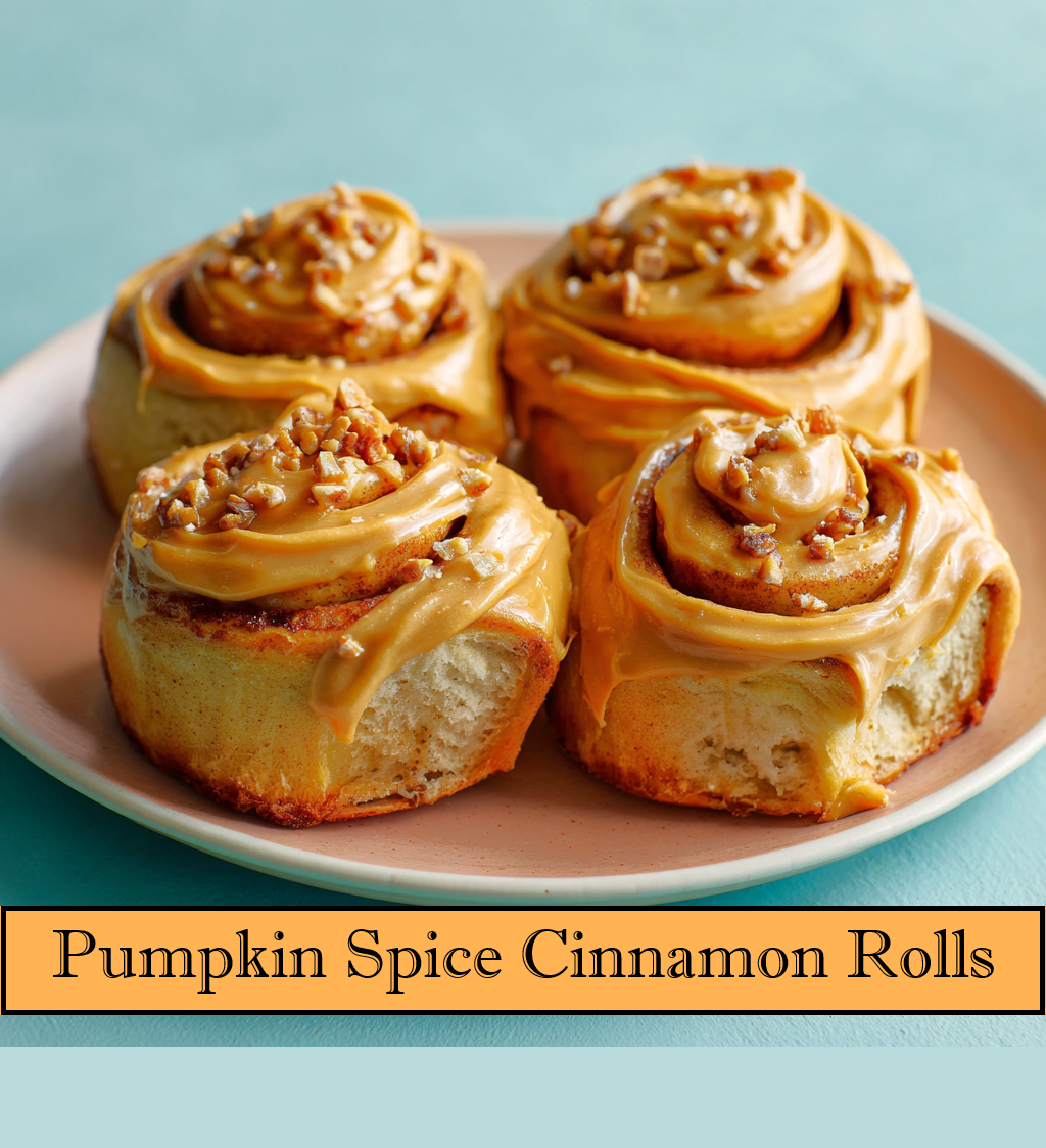 Pumpkin Spice Cinnamon Rolls Recipe: Printable Breakfast PDF