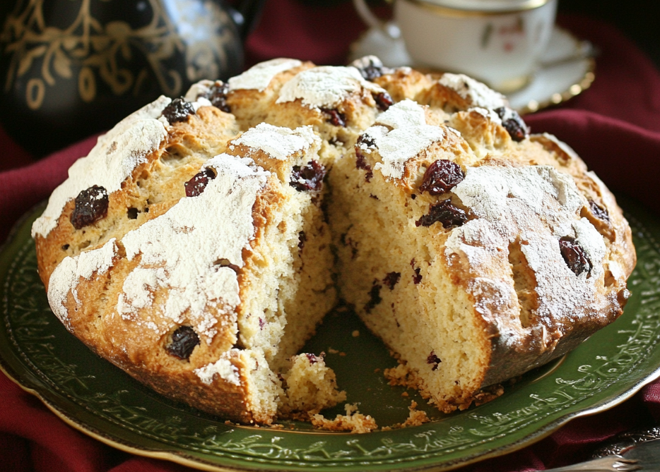 an image of Traditional Irish Soda Bread with Raisins