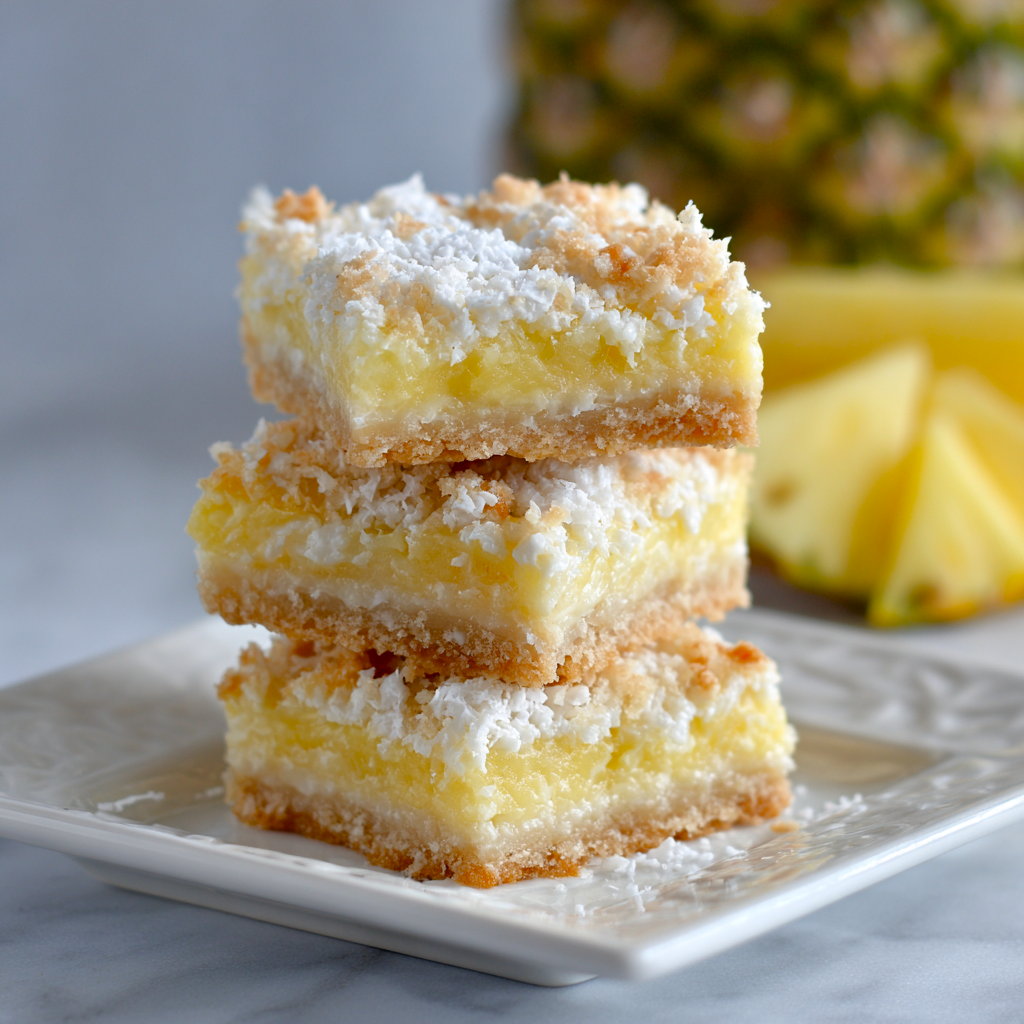 Pineapple Dream Bars RECIPE - Download Printable