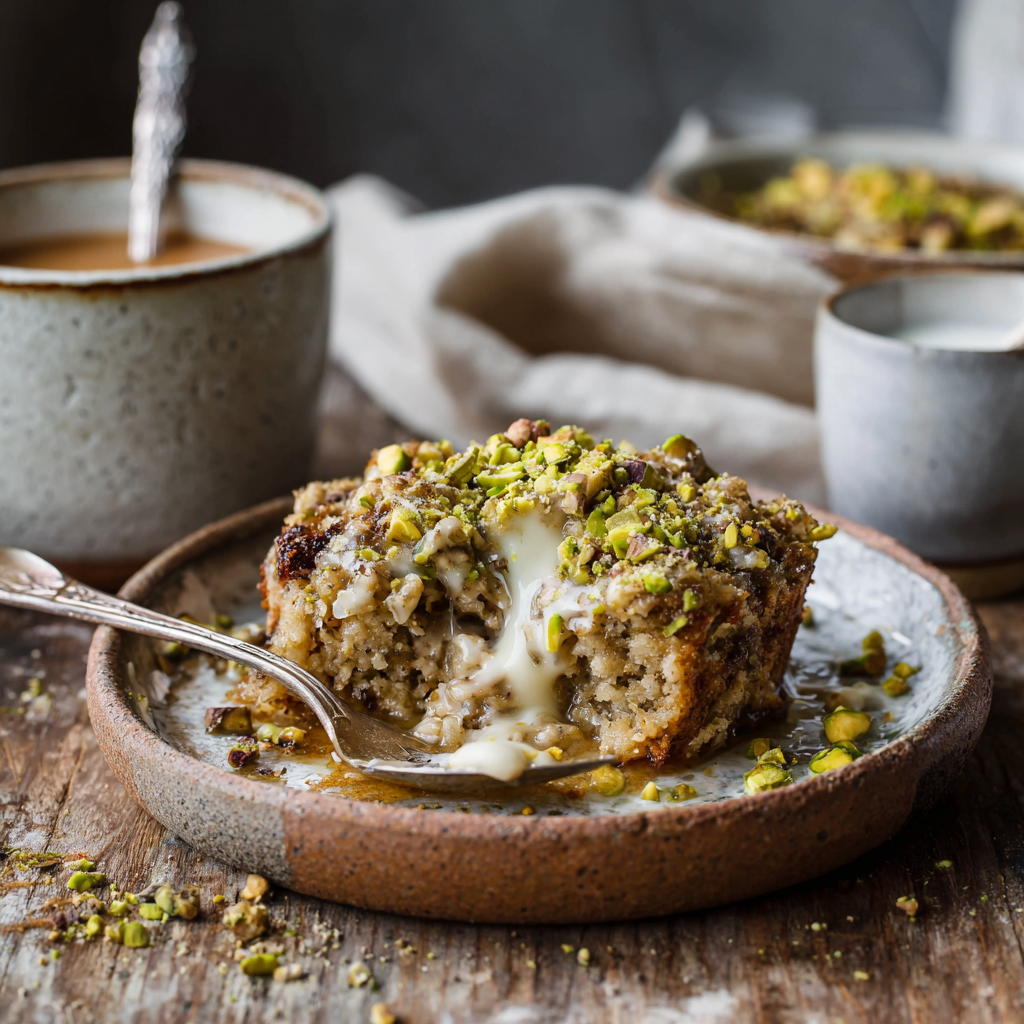 baked oatmeal brown butter pistachio with white choc.png