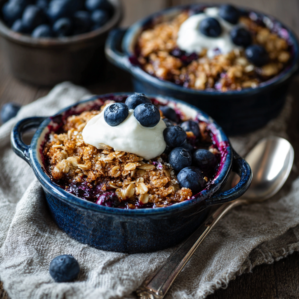 baked oatmeal blueberry cobbler individual.png