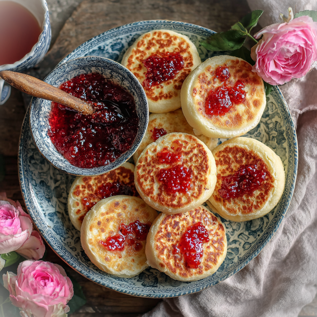 Sourdough Crumpets Recipe – Easy 4-Ingredient Breakfast Using Sourdough Discard | Printable PDF