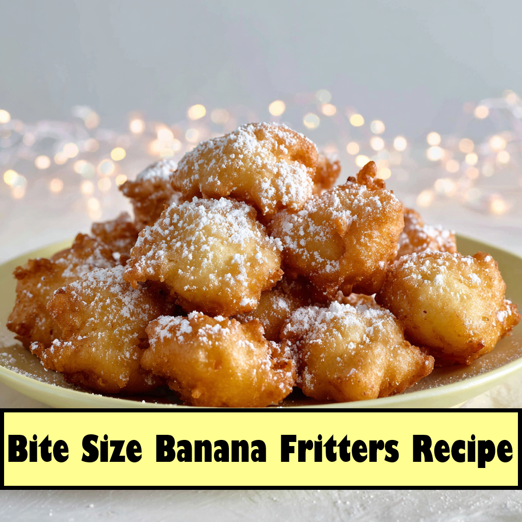 Easy Banana Fritter Recipe with Bonus Banana S’mores Recipe – Printable