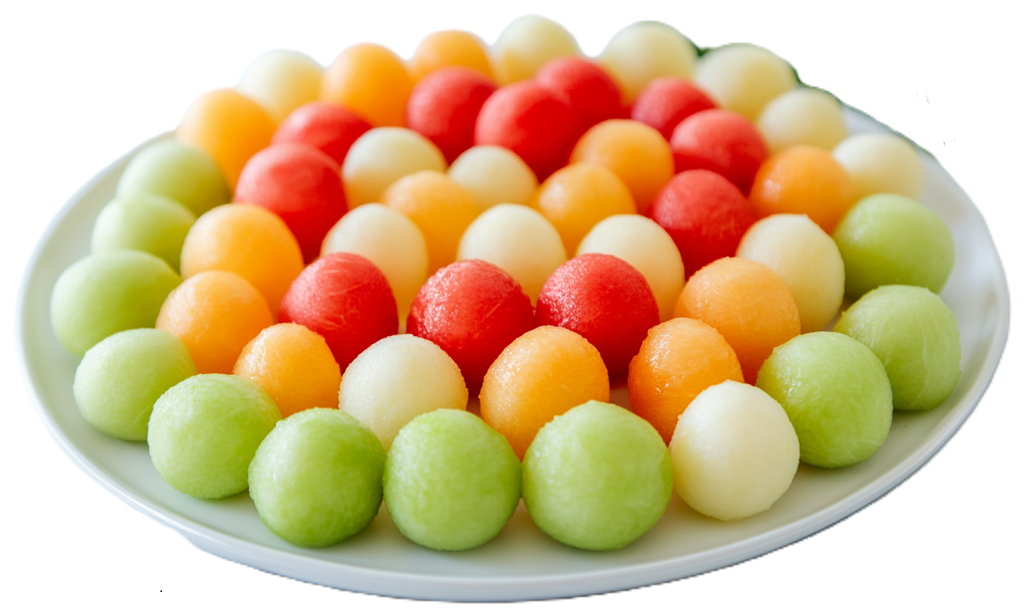rebeccaedgett_a_white_platter_with_cantaloupe_honeydew_and_wate_e444f48b-7f85-42c5-9192-a8a3e88fa8f4.png