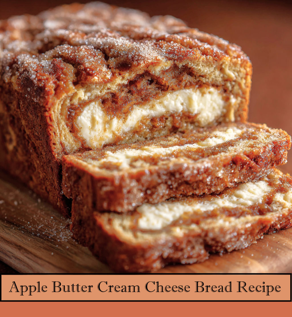 Best Apple Butter Cream Cheese Quick Bread Recipe – Printable PDF Download