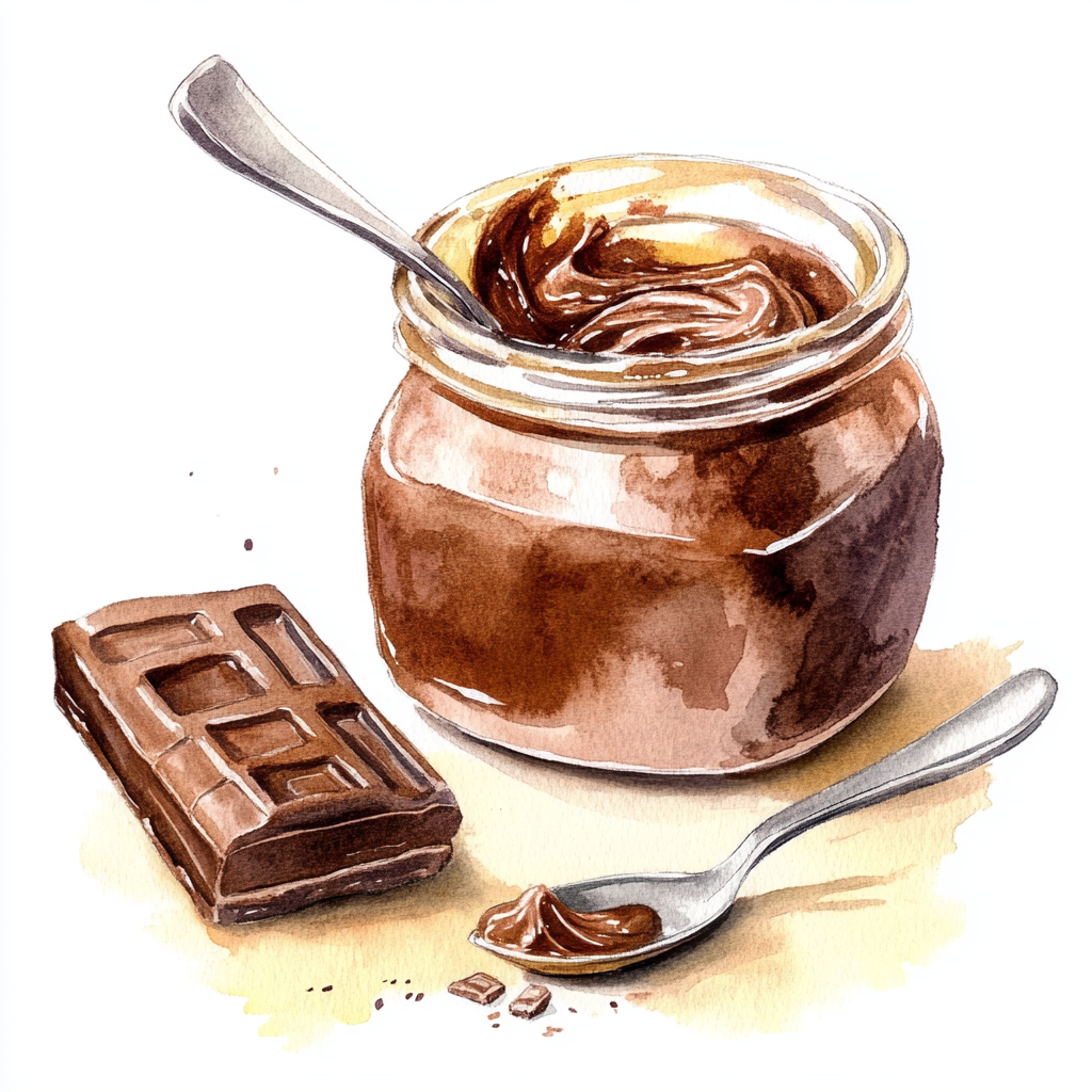 this homemade nutella recipe is made with real chocolate