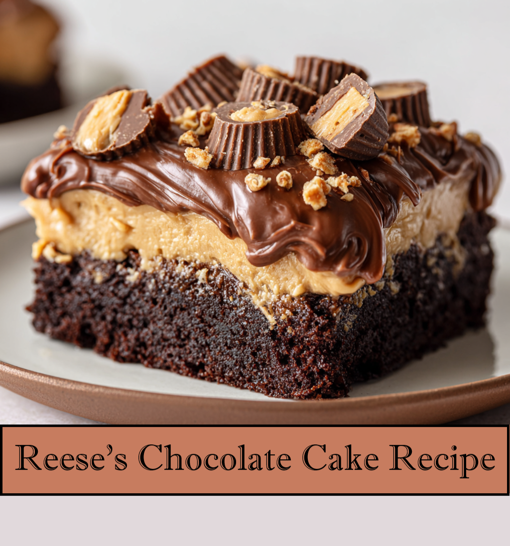 Reese's Chocolate Peanut Butter Cake RECIPE – Printable Recipe Download