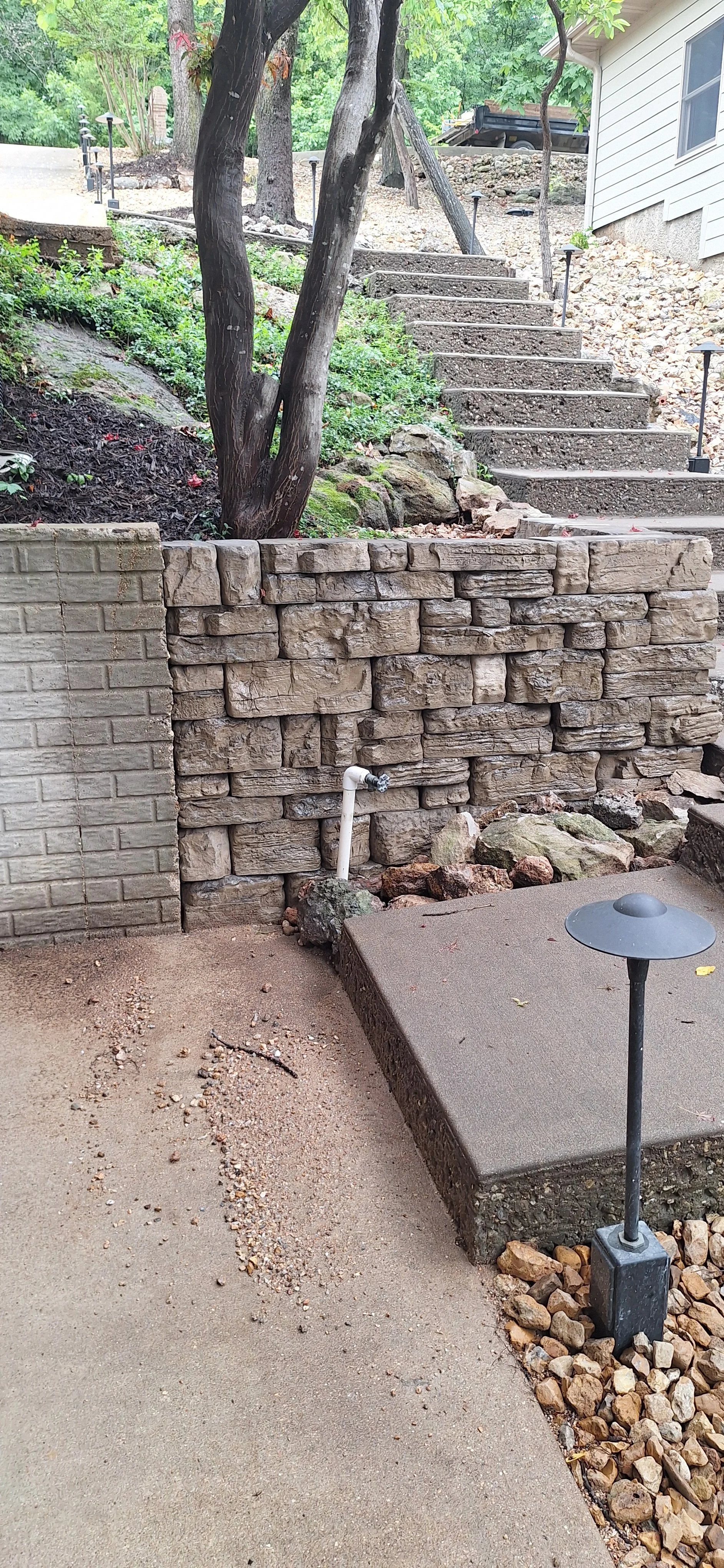 After Belvedere wall was built