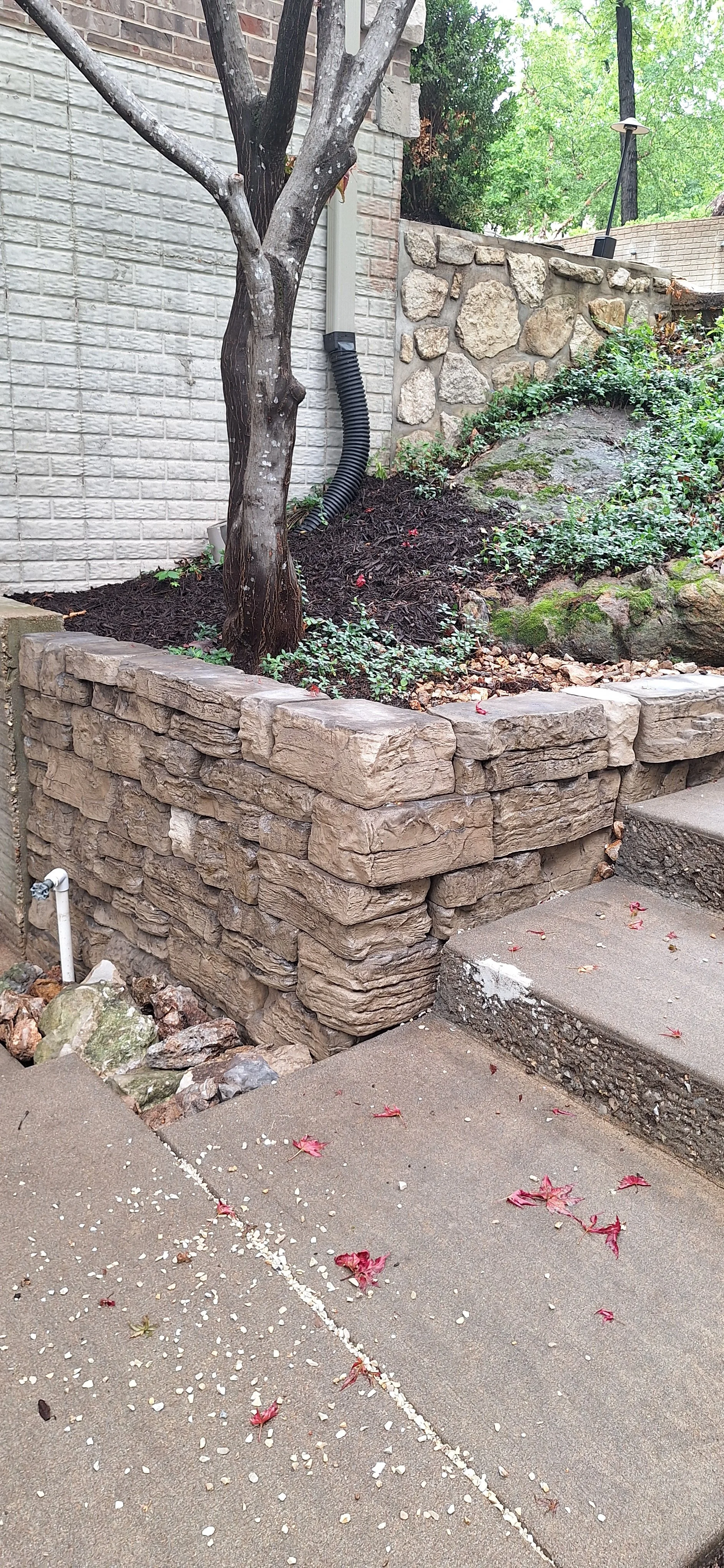 After Belvedere wall was built