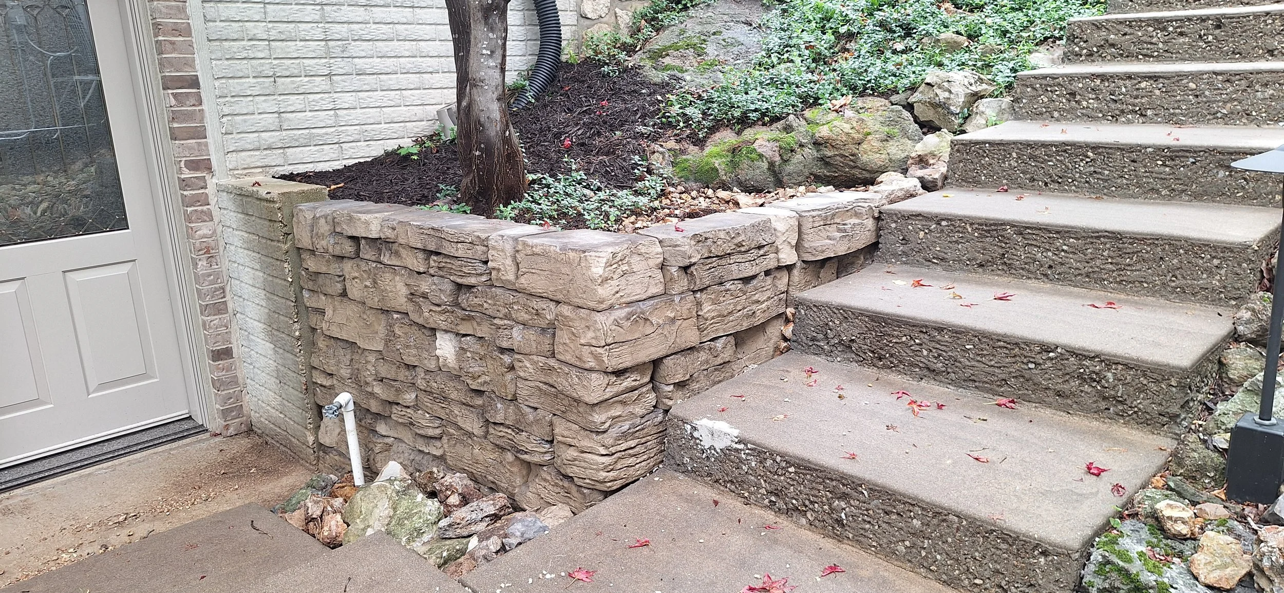 After Belvedere wall was built