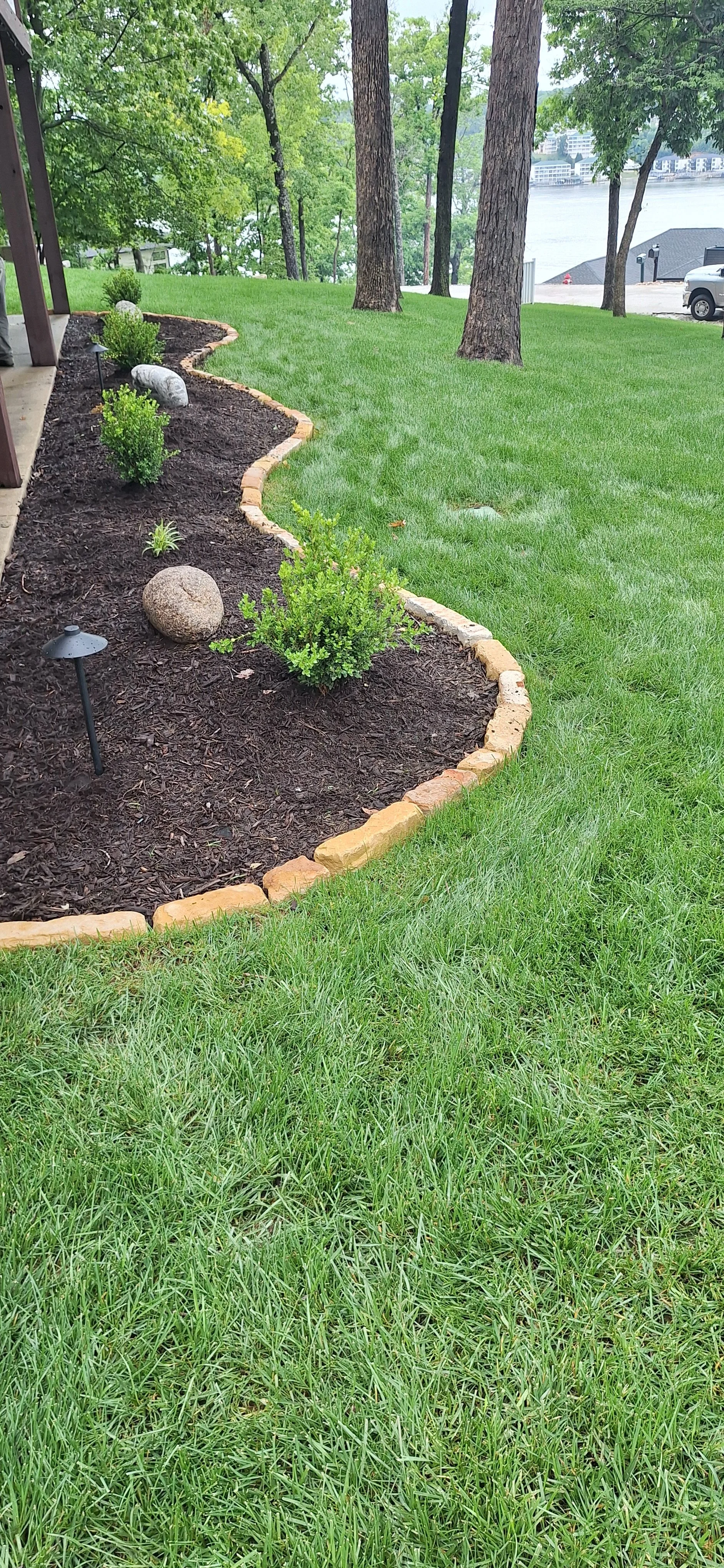 Progress photo, adding plants